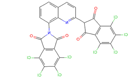 顏料黃138分子結(jié)構(gòu)圖